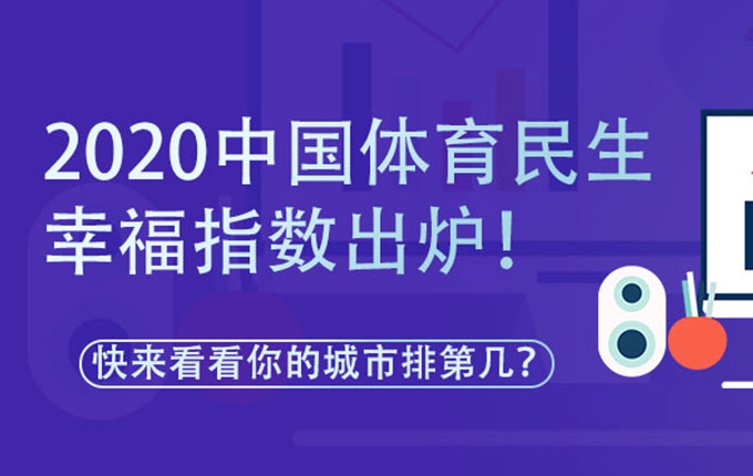 2020中國體育民生幸福指數出爐！快來看看你的城市排第幾？