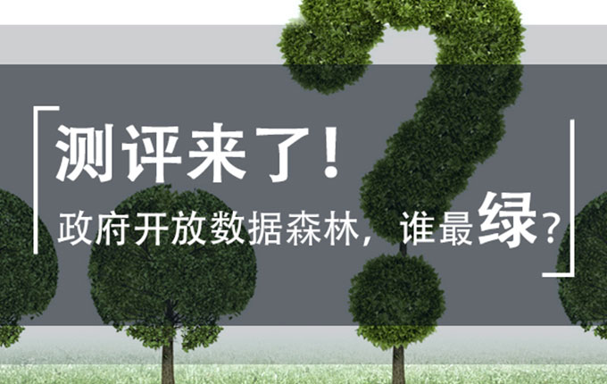 維度數據科技：測評來了！政府開放數據森林，誰最綠？